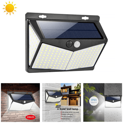 BrightGuard Solar Motion Sensor Light for Outdoor Spaces