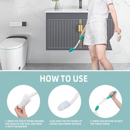 ComfortReach Hygiene Assistant – Effortless Bathroom Care Tool