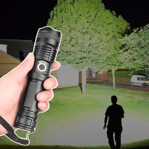 UltraBright 90000 Lumens Rechargeable LED Flashlight