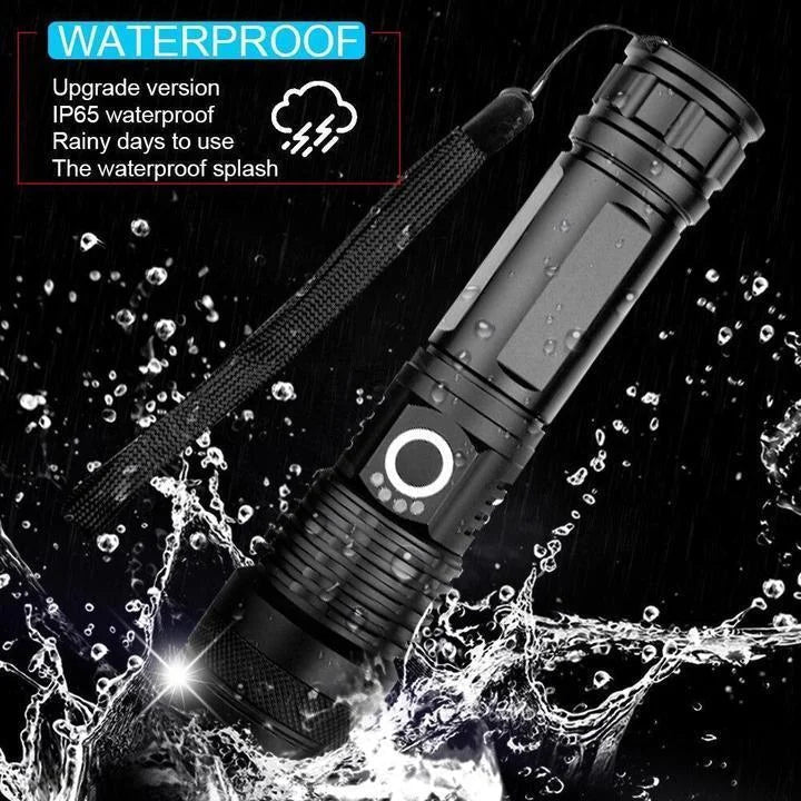 UltraBright 90000 Lumens Rechargeable LED Flashlight