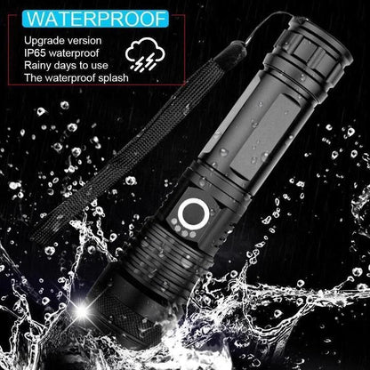 UltraBright 90000 Lumens Rechargeable LED Flashlight