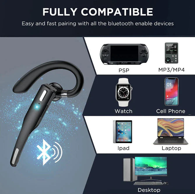 RoadMate Dual Mic Wireless Bluetooth Headset 5.1