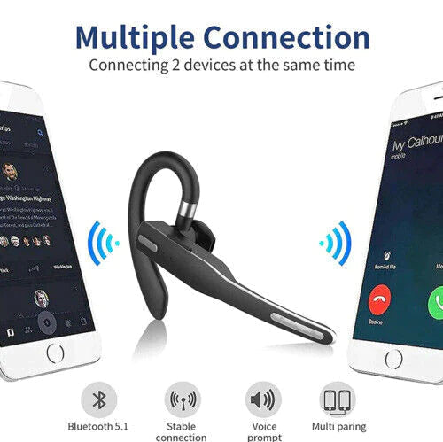 RoadMate Dual Mic Wireless Bluetooth Headset 5.1
