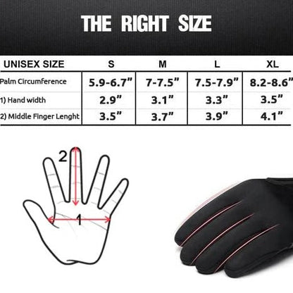 FrostGuard Touchscreen Gloves - Waterproof Winter Fleece