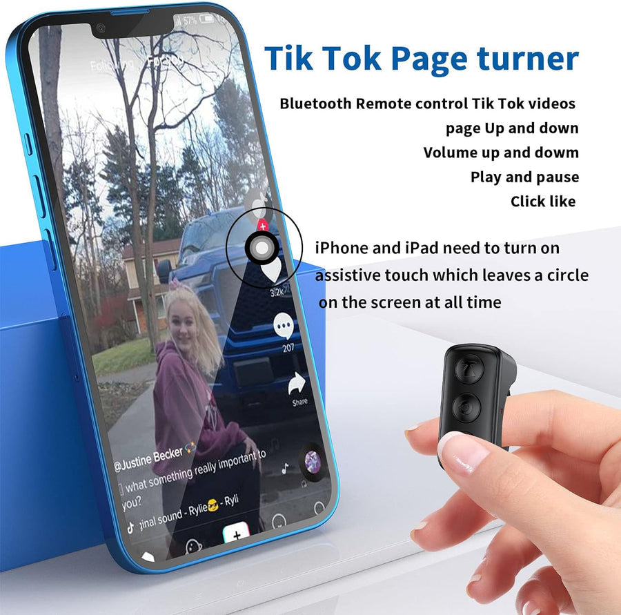 SmartScroll Bluetooth Ring for Effortless Control