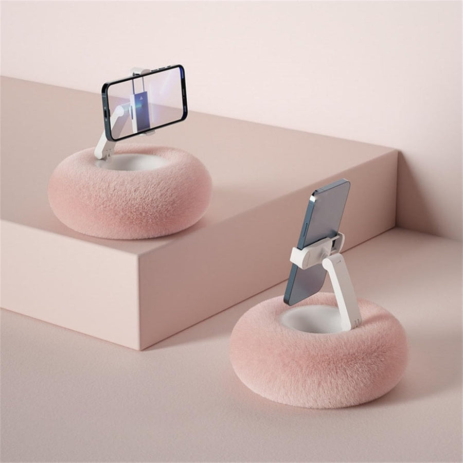 CozyTech Snuggle Buddy: Phone Holder with Snack Bowl
