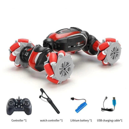 Dynamic Motion Stunt Racer, Dual-Sided Remote Control Vehicle