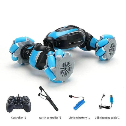 Dynamic Motion Stunt Racer, Dual-Sided Remote Control Vehicle