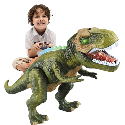 Jurassic Roar Remote-Controlled Dinosaur Toy with LED Lights