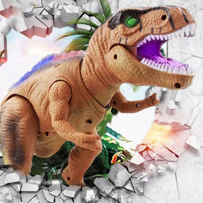 Jurassic Roar Remote-Controlled Dinosaur Toy with LED Lights