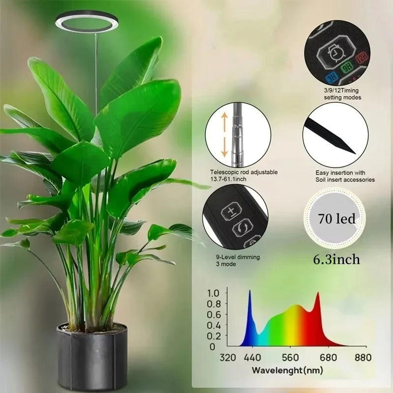 Lumosphere Indoor Plant Growth Lamp – Full Spectrum LED