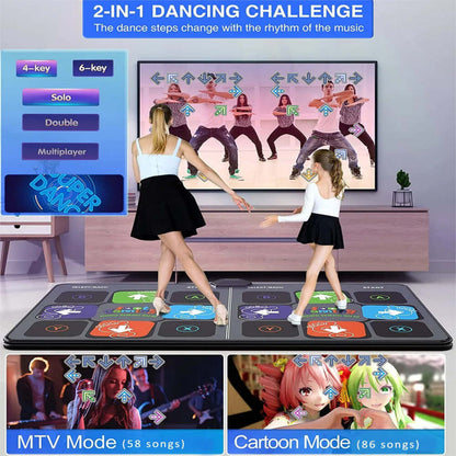 Interactive Dance Floor for Kids - Fun Fitness Game