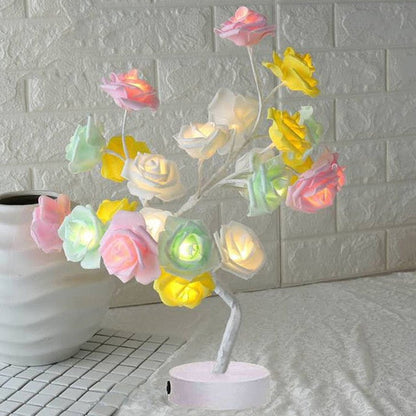 Flexible LED Rose Tree Light – Decorative Home Lighting for Romance