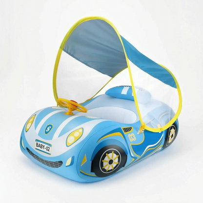 Inflatable Toddler Pool Float with Detachable Canopy – Safe and Enjoyable