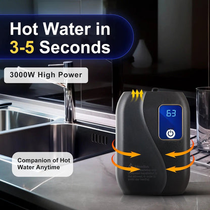 Instant Hot Water Heater – Compact Electric Design with LED Display