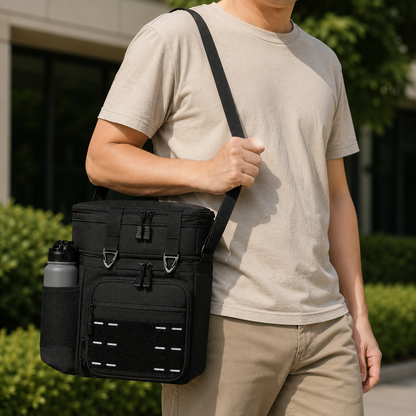 Insulated Lunch Bag with Multiple Compartments – Perfect for Keeping Food and Drinks Cool