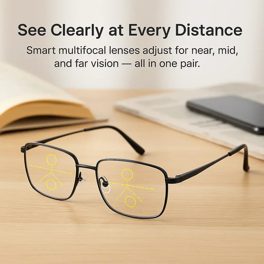 Smart Vision System - Adaptive Light Glasses with Advanced Technology