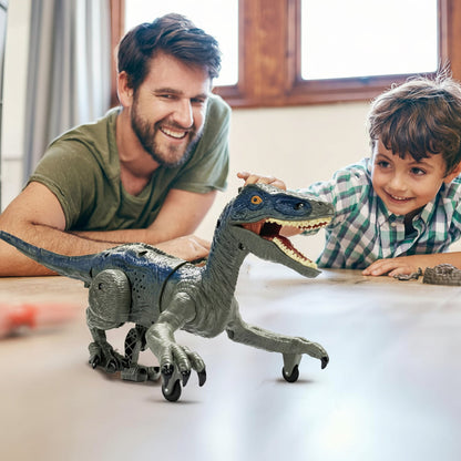 Kids' Velociraptor Toy with Sounds and Lights – Remote Control