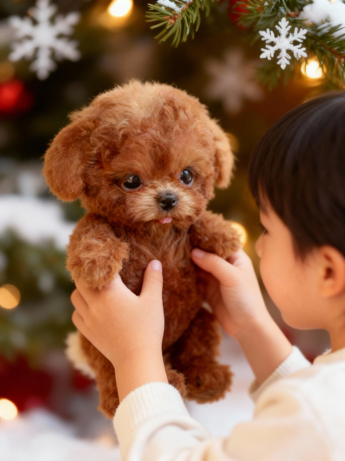 Eco-Friendly Plush Puppy Toy – Realistic Sounds and Movements for All Ages