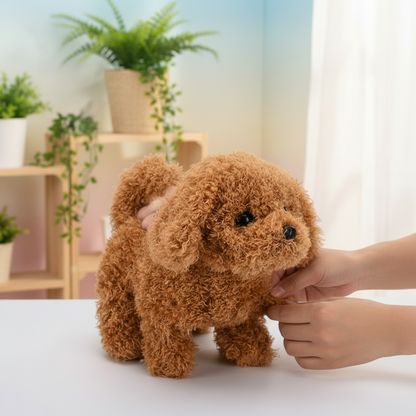 Plush Walking and Barking Puppy Toy – Soft Interactive Companion for Children