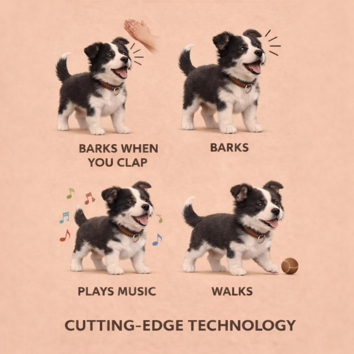 Engaging Robot Dog Toy with Realistic Walking and Barking for Kids
