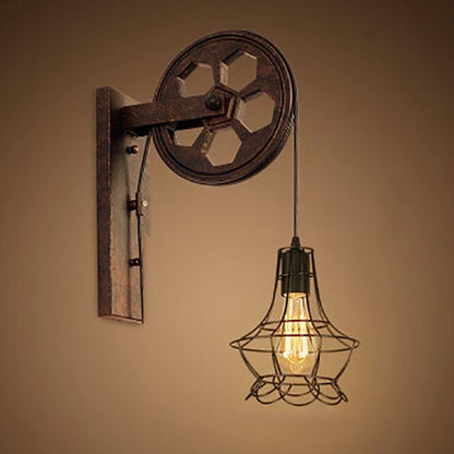 Vintage Industrial Wall Sconce Light Fixture – Stylish Design