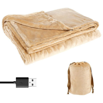 Cozy USB Electric Blanket with Plush Flannel, 63 x 33 Inches