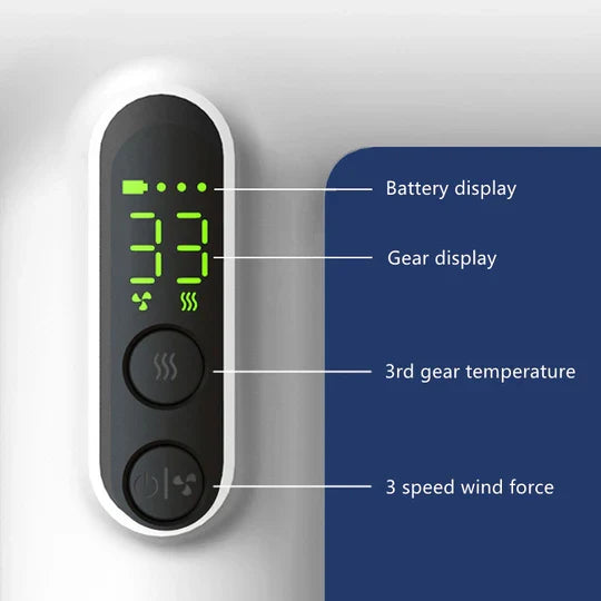 Portable Hair Dryer with High-Speed Brushless Technology