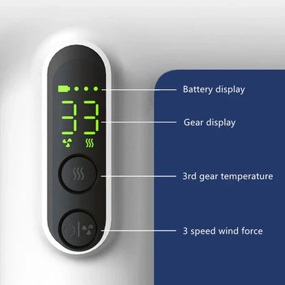 Portable Hair Dryer with High-Speed Brushless Technology
