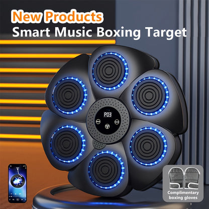 Interactive Wall-Mounted Boxing Trainer with LED Feedback