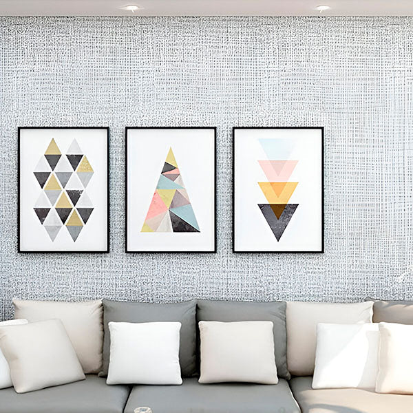 3D Textured Peel and Stick Wallpaper with Water-Resistant Coating