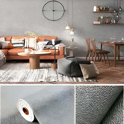 3D Textured Peel and Stick Wallpaper with Water-Resistant Coating