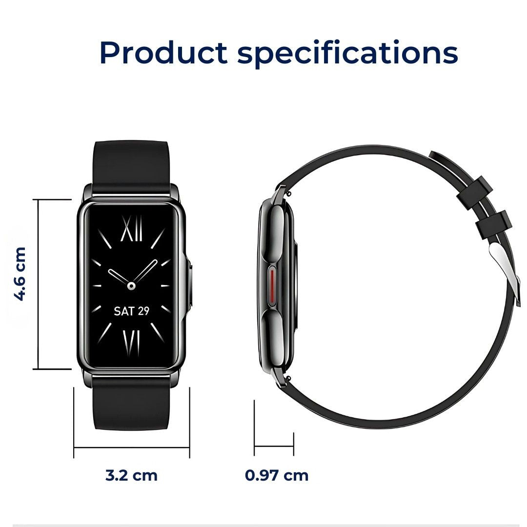 Fitness Smartwatch for Men and Women | Health Monitor | IP68 Waterproof