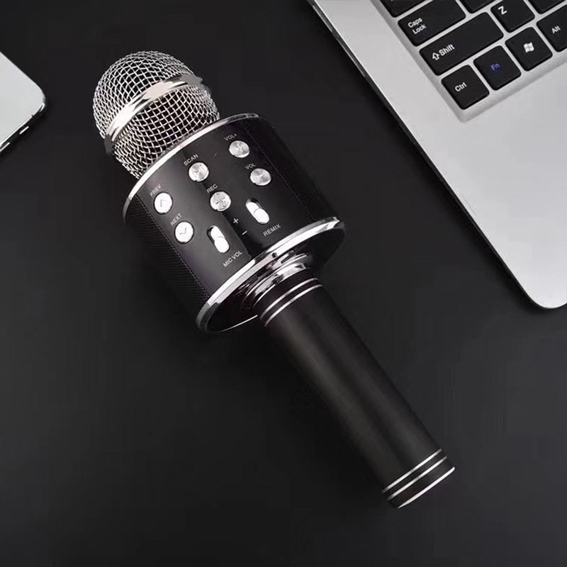 Wireless Karaoke Microphone with Speaker and Voice Changer – Portable Entertainment for Music Enthusiasts