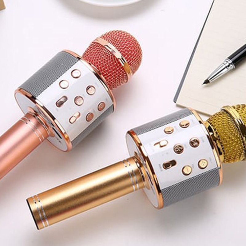 Wireless Karaoke Microphone with Speaker and Voice Changer – Portable Entertainment for Music Enthusiasts