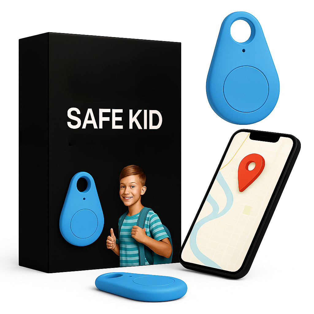 Child GPS Tracker with Live Location and SOS Alert – Waterproof Design