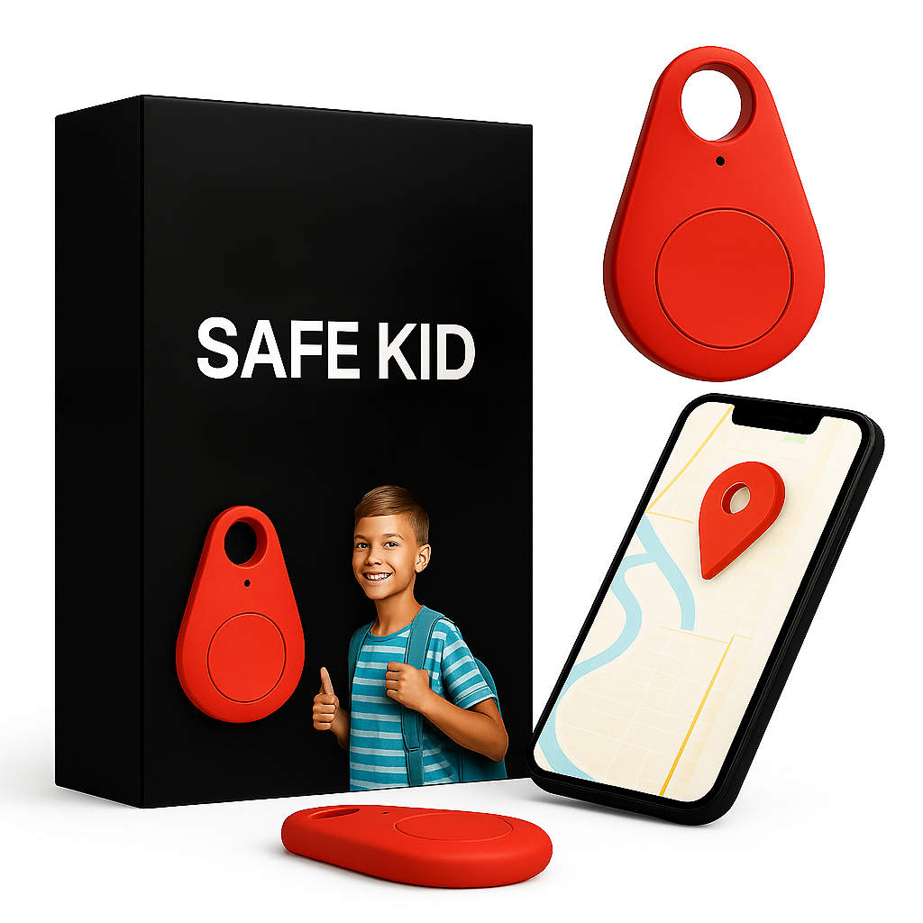 Child GPS Tracker with Live Location and SOS Alert – Waterproof Design