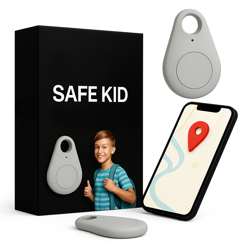 Child GPS Tracker with Live Location and SOS Alert – Waterproof Design