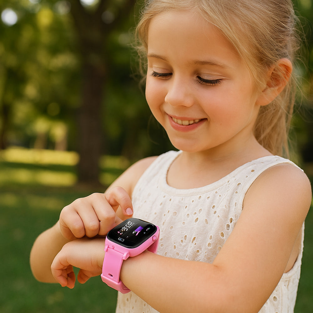 4G GPS Kids Smartwatch with Camera, Touchscreen & Waterproof Features