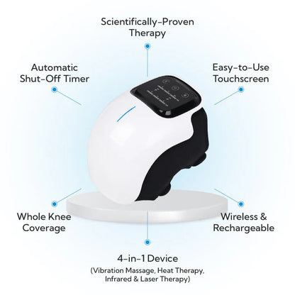 Portable Knee Massager with Heat and Vibration for Relaxation