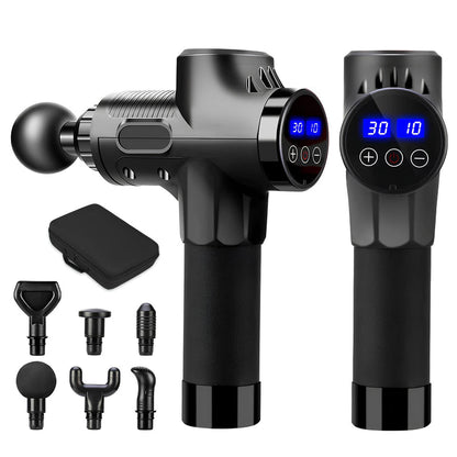Massage Gun with 30 Adjustable Speeds and 6 Attachments