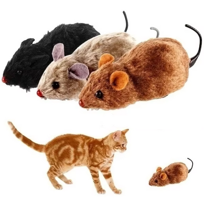 Interactive Battery-Powered Cat Mouse for Engaging Play