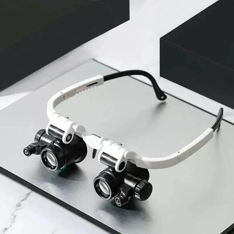 VisionPro Hands-Free Magnifier with Adjustable LED Lighting
