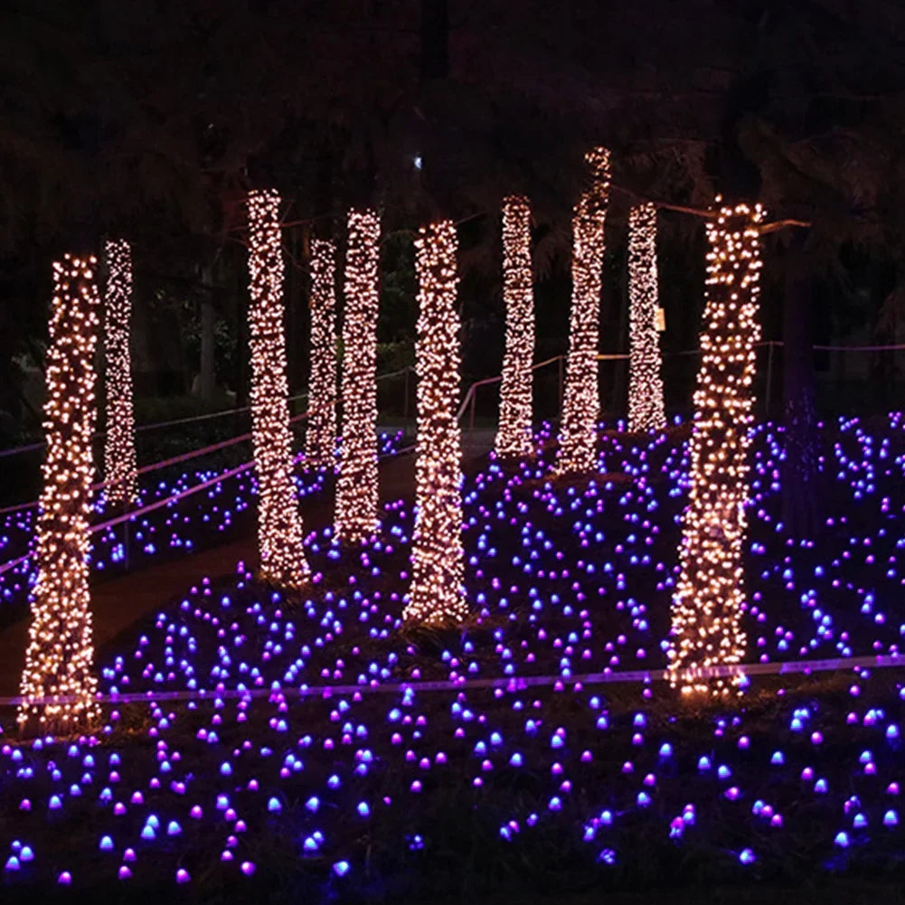 Mushroom-Shaped Garden Lights Powered by Solar Energy