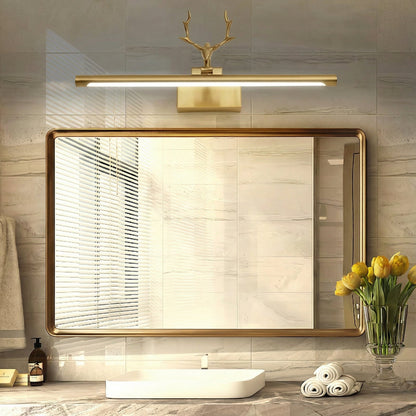 Adjustable LED Vanity Light for Bathroom - Antler Design for Focused Grooming