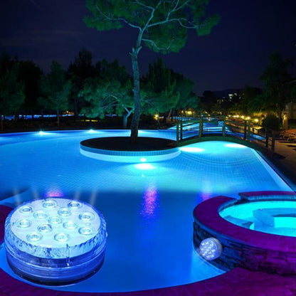 Waterproof Floating LED Light with Remote – 12 Color Options for Pool Parties