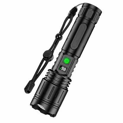 Compact Rechargeable LED Flashlight – Tactical Design for Outdoor Use