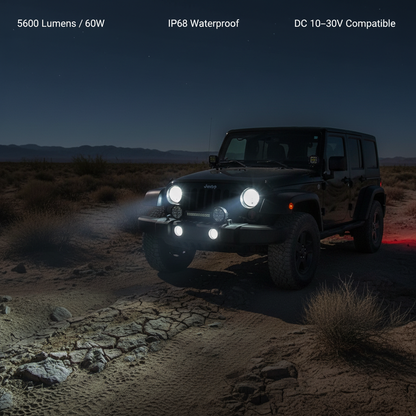 Durable Aluminum Housing LED Work Light for SUVs and Off-Road Vehicles