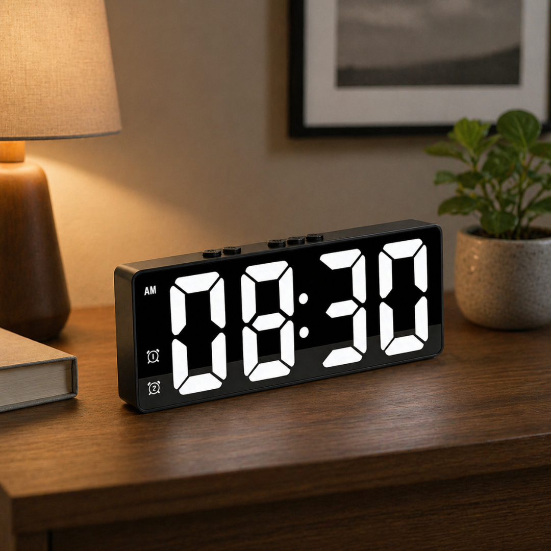 Voice-Activated Digital Clock with LED Display