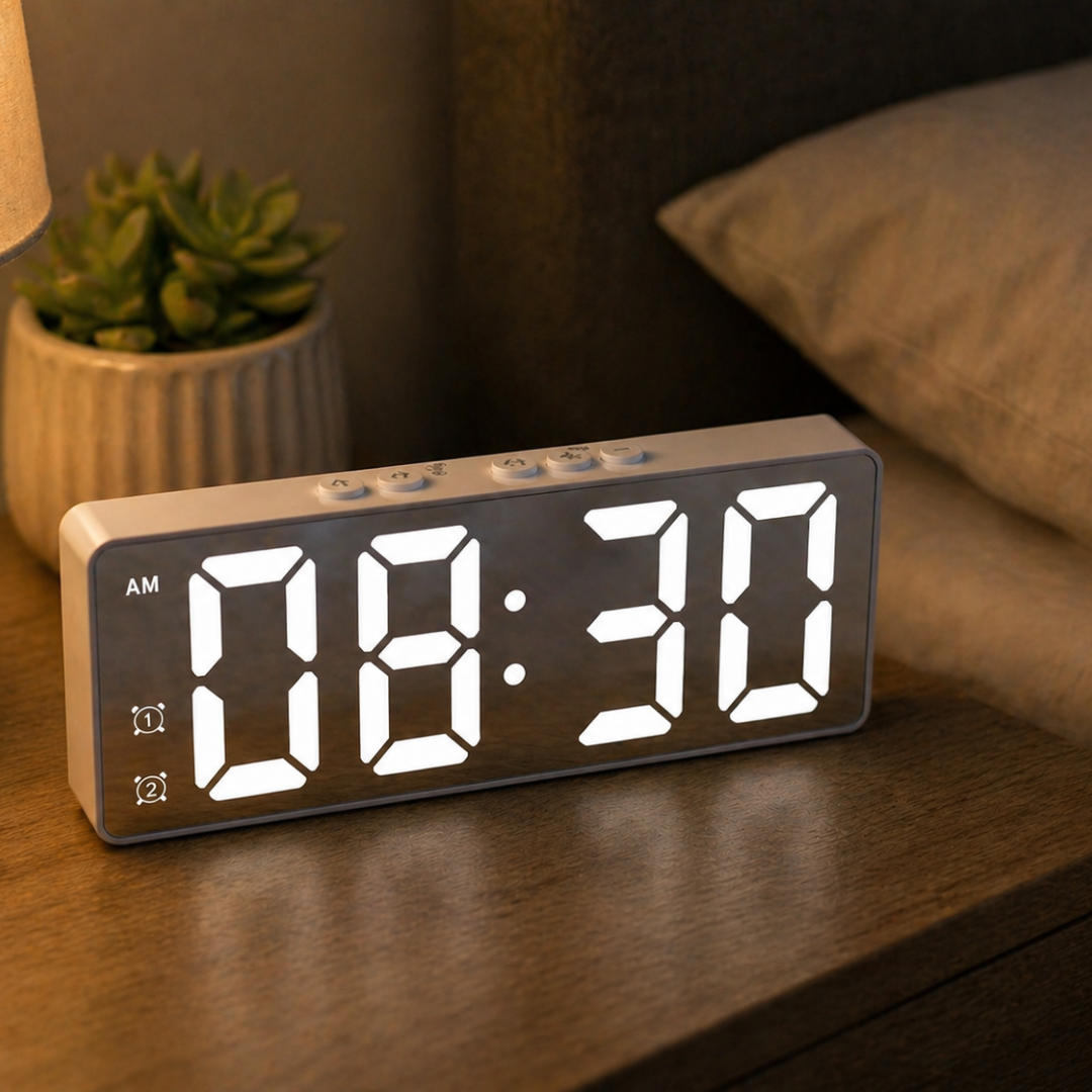 Voice-Activated Digital Clock with LED Display